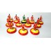 Subbuteo Andrew Table Soccer Galatasaray 2013-14 Champions League kit on RSB Professional Bases